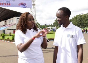 (l–r) mars wrigley corporate affairs manager, sub saharan africa, victoria macharia, and kenya dental association president, dr. kahura mundia