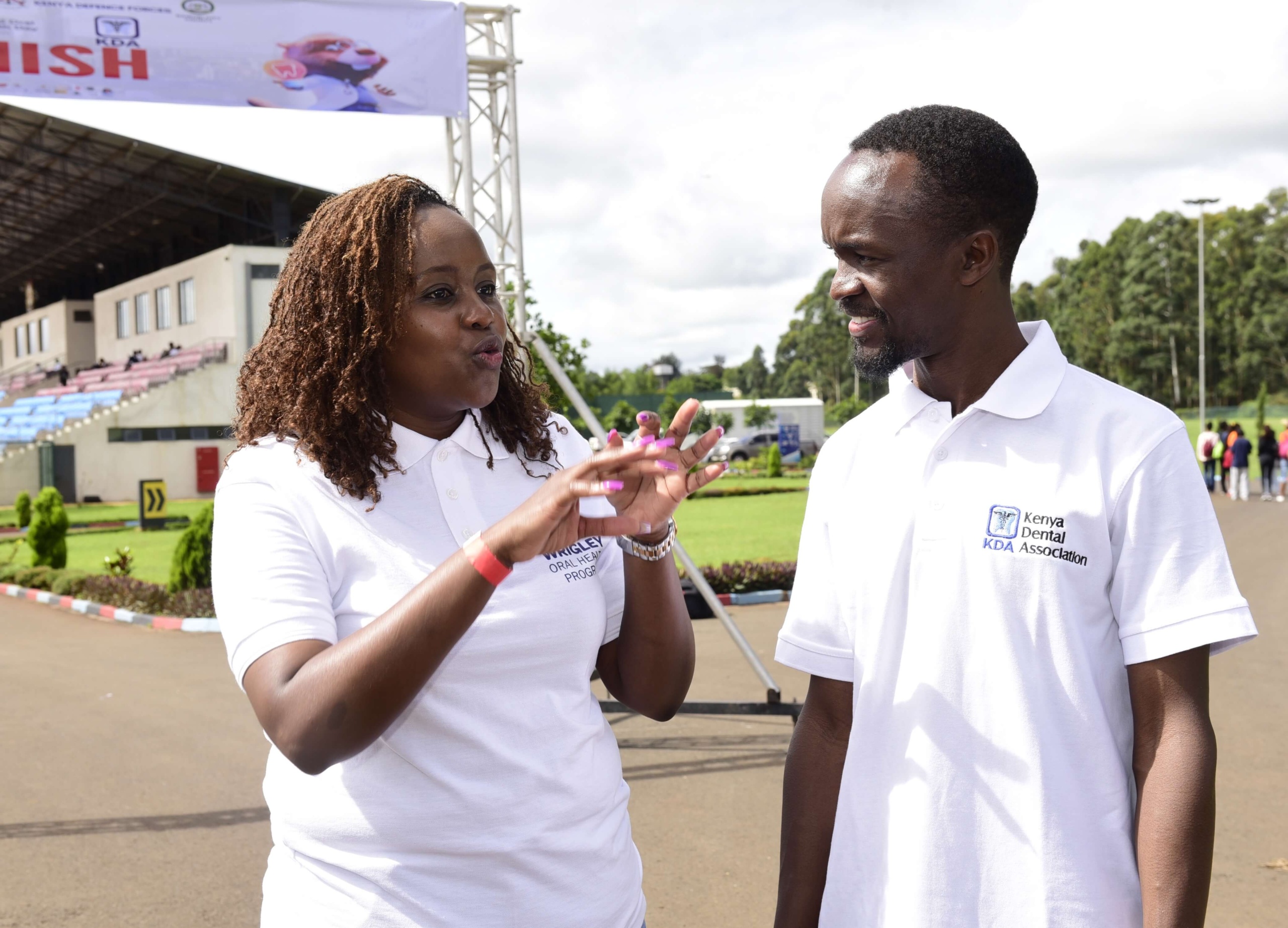 (l–r) mars wrigley corporate affairs manager, sub saharan africa, victoria macharia, and kenya dental association president, dr. kahura mundia