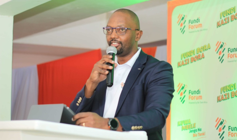 edwin kirugo, gm, founder biotank africa at the fundi forum event in kitengela copy (1)
