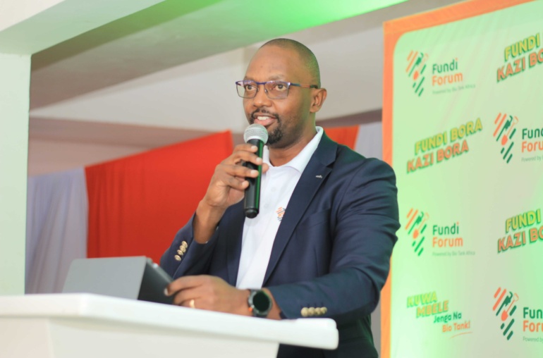 edwin kirugo, gm, founder biotank africa at the fundi forum event in kitengela copy (1)